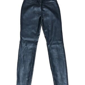 BLANK NYC Black Vegan Leather Leggings Size Small